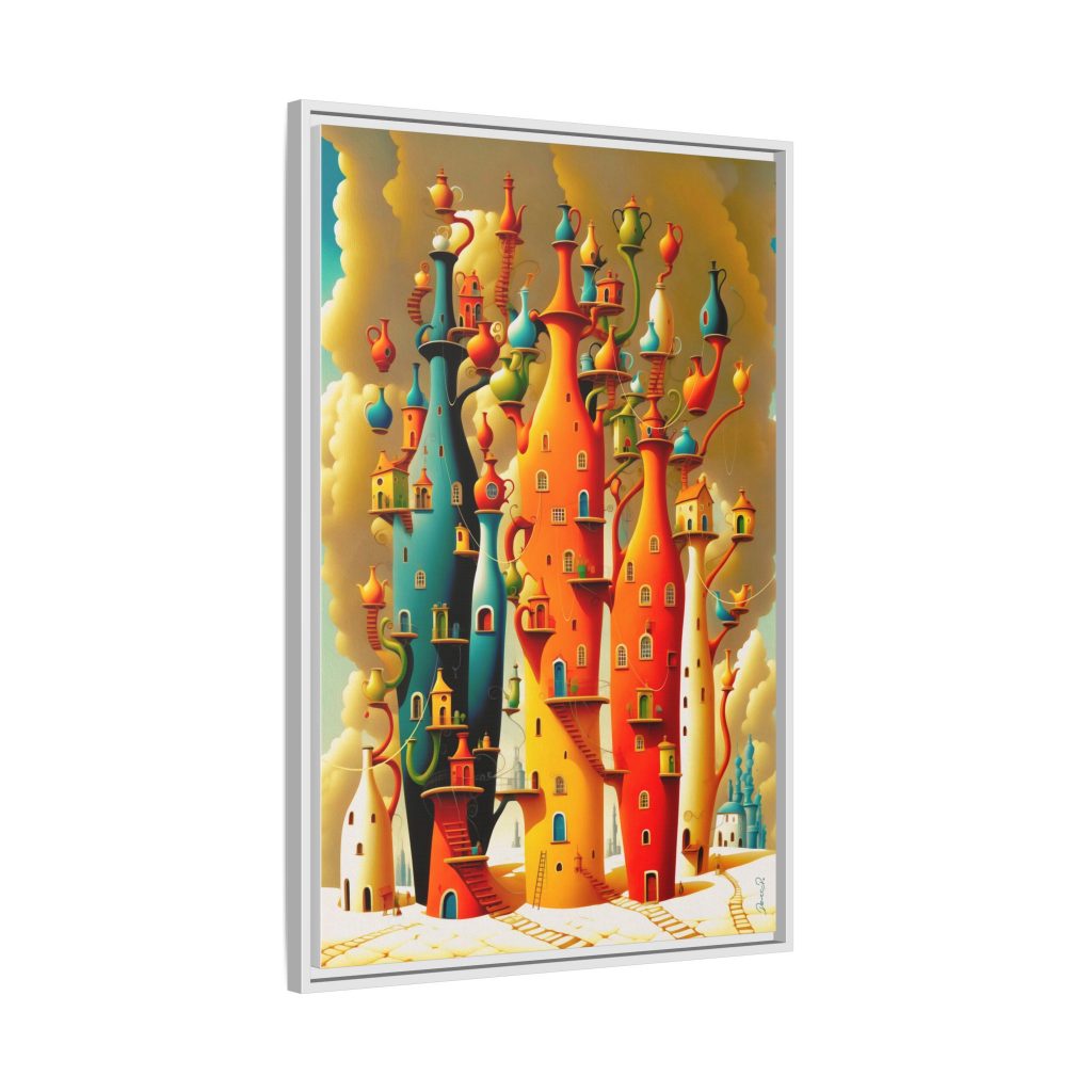 Connections – Matte Canvas Print (Framed)