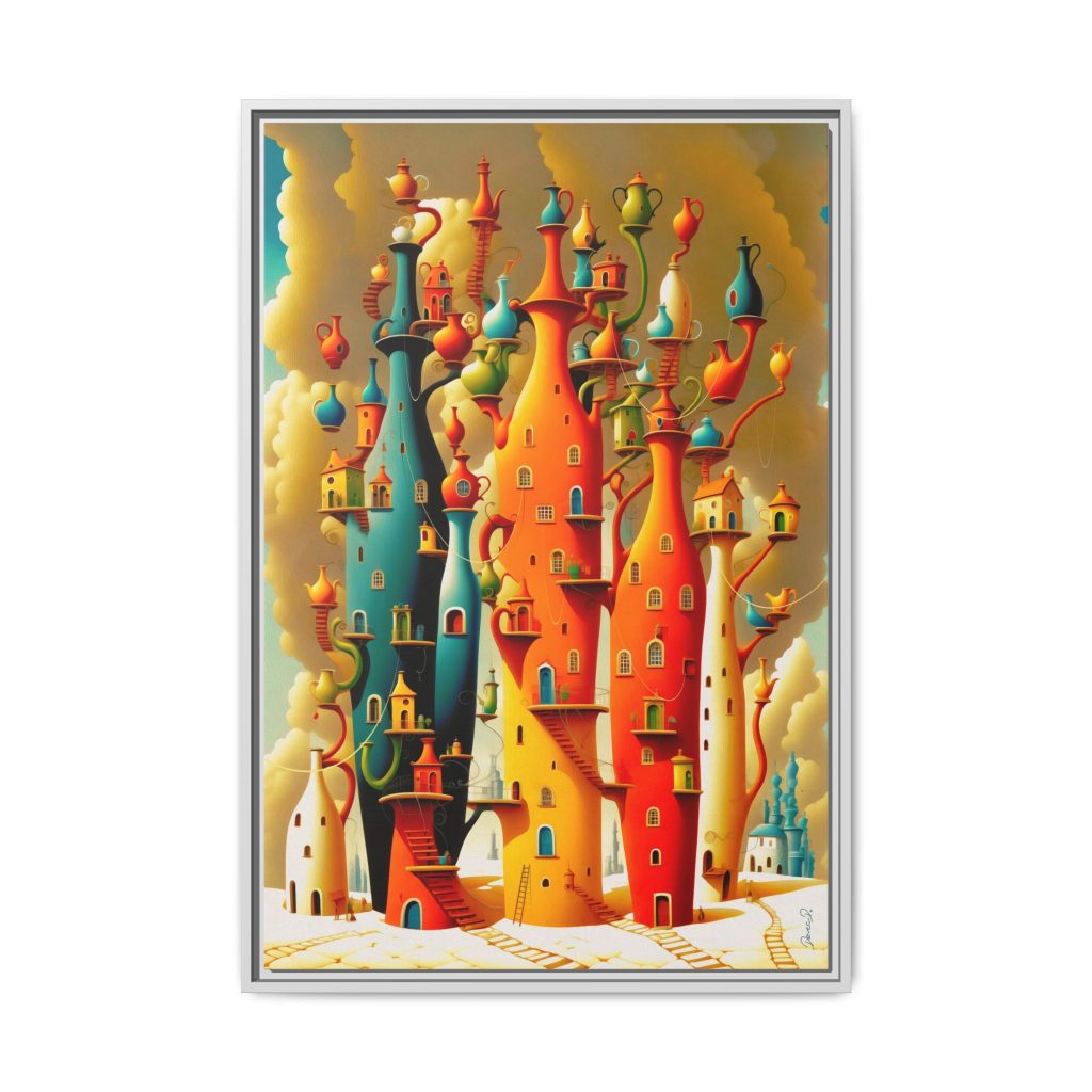 Connections – Matte Canvas Print (Framed)