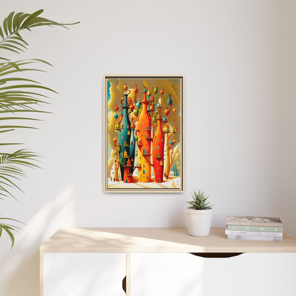 Connections – Matte Canvas Print (Framed)