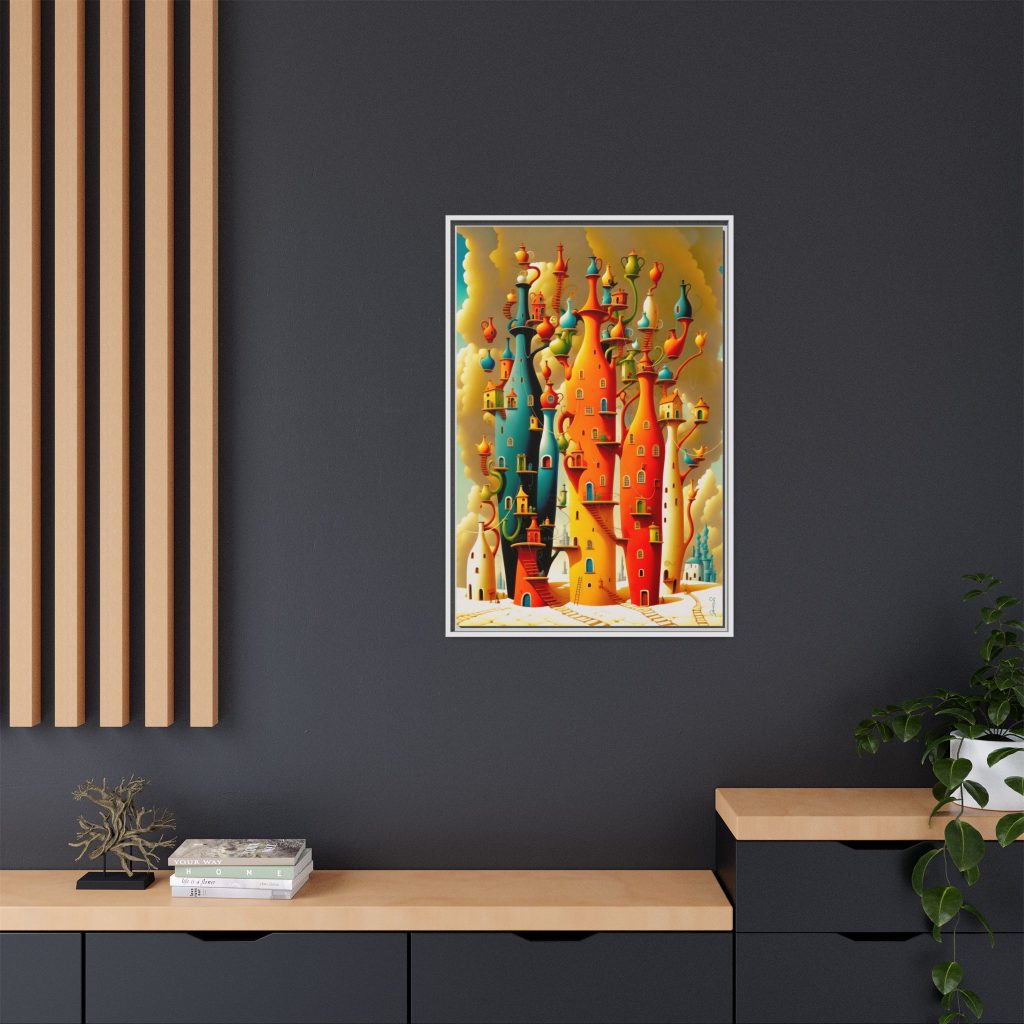 Connections – Matte Canvas Print (Framed)