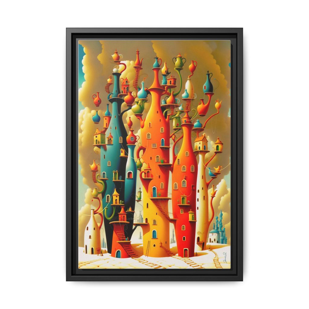 Connections – Matte Canvas Print (Framed)