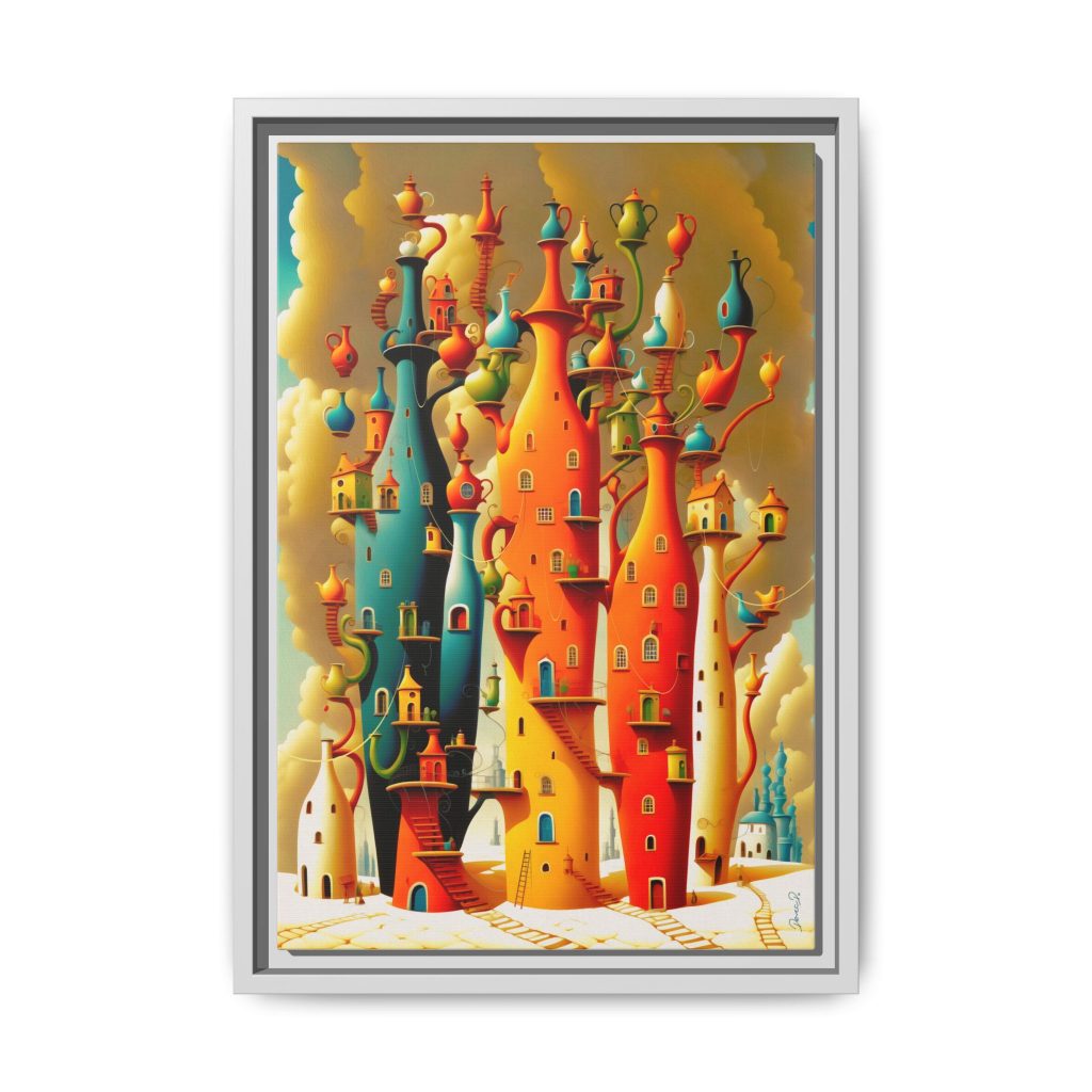 Connections – Matte Canvas Print (Framed)