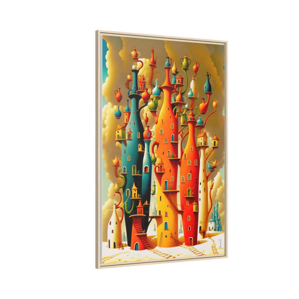 Connections – Matte Canvas Print (Framed)