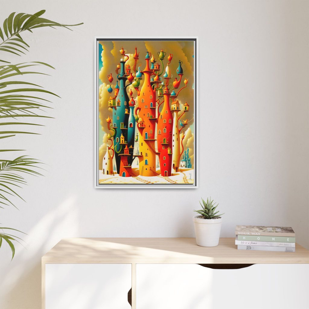 Connections – Matte Canvas Print (Framed)