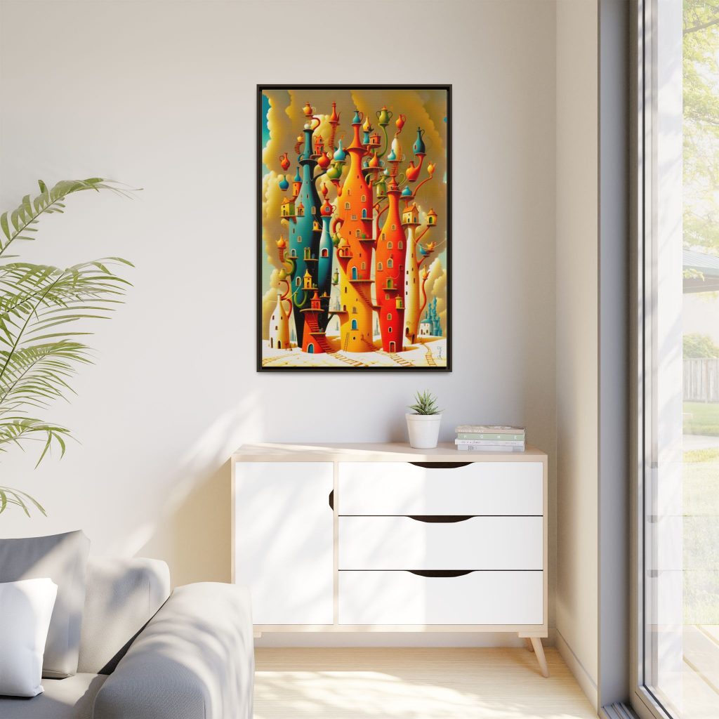Connections – Matte Canvas Print (Framed)