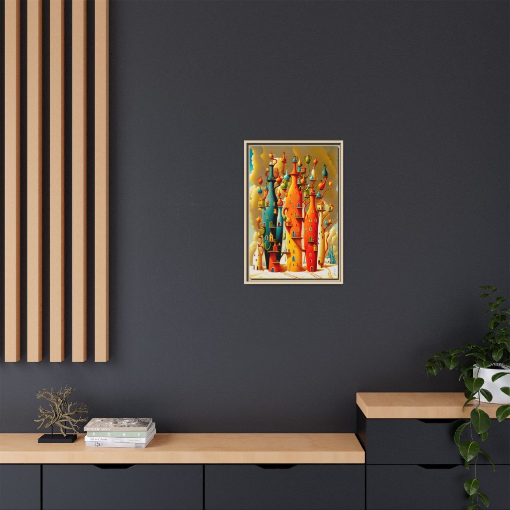 Connections – Matte Canvas Print (Framed)