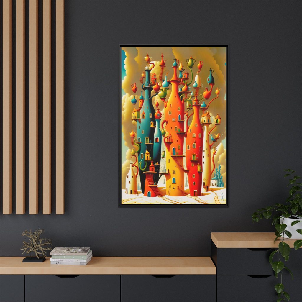 Connections – Matte Canvas Print (Framed)