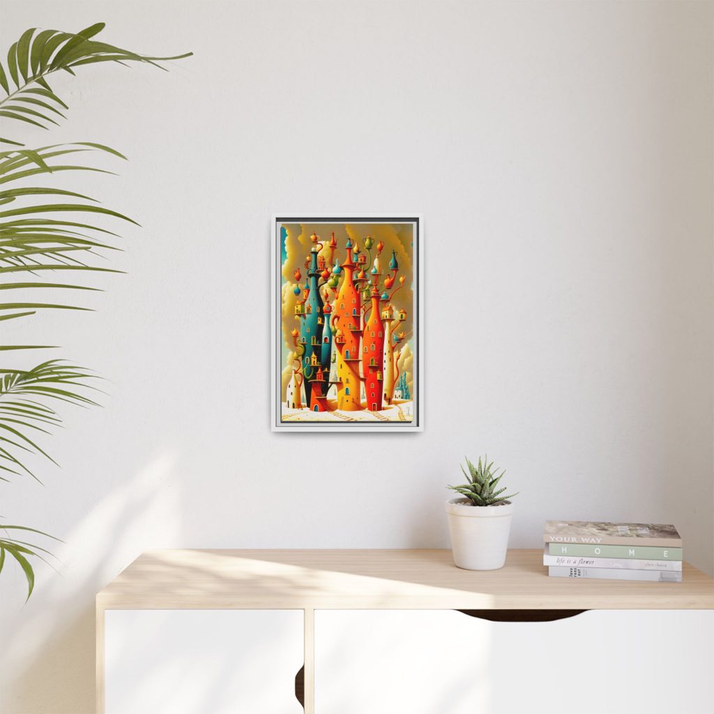 Connections – Matte Canvas Print (Framed)