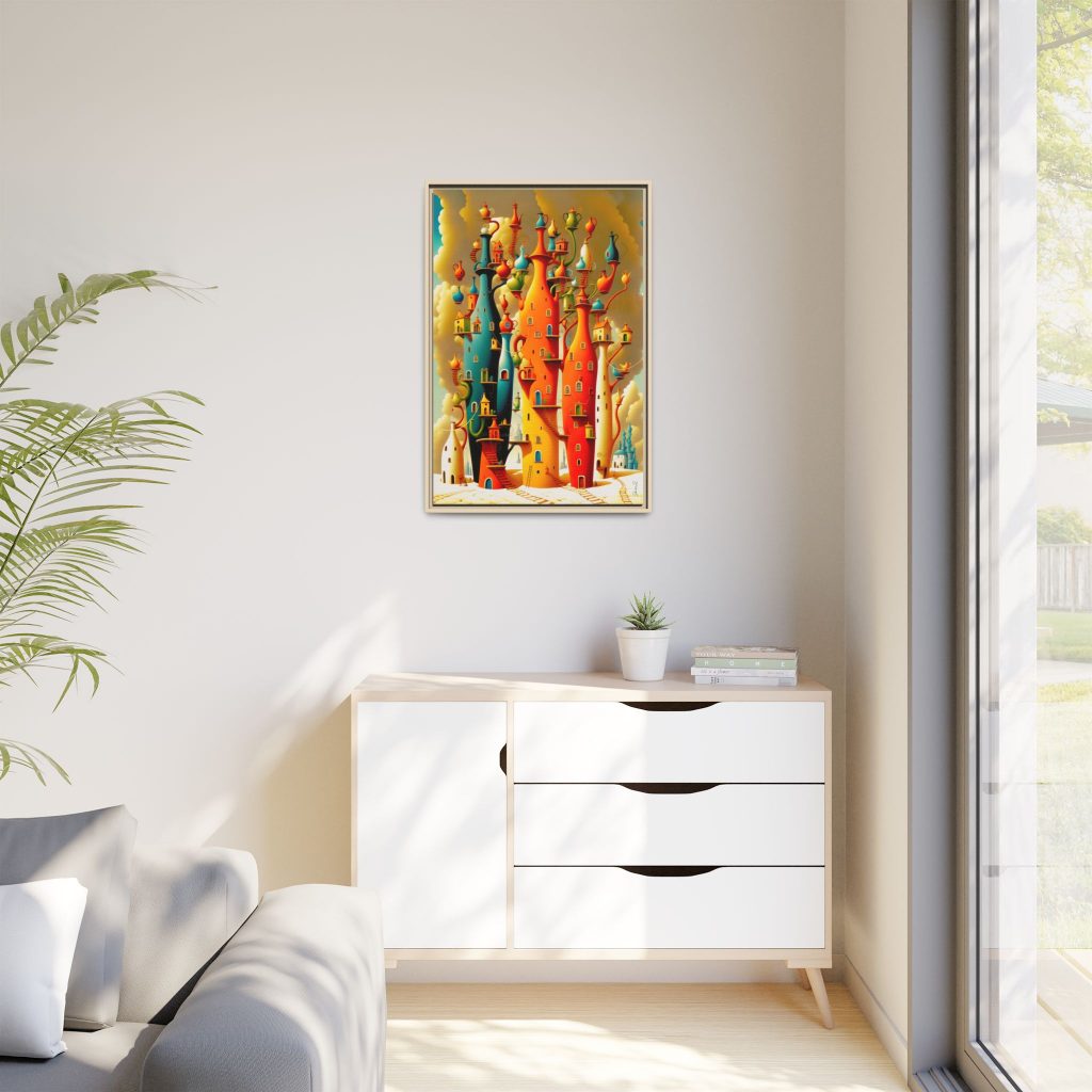 Connections – Matte Canvas Print (Framed)