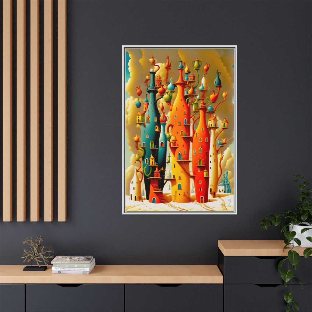 Connections – Matte Canvas Print (Framed)