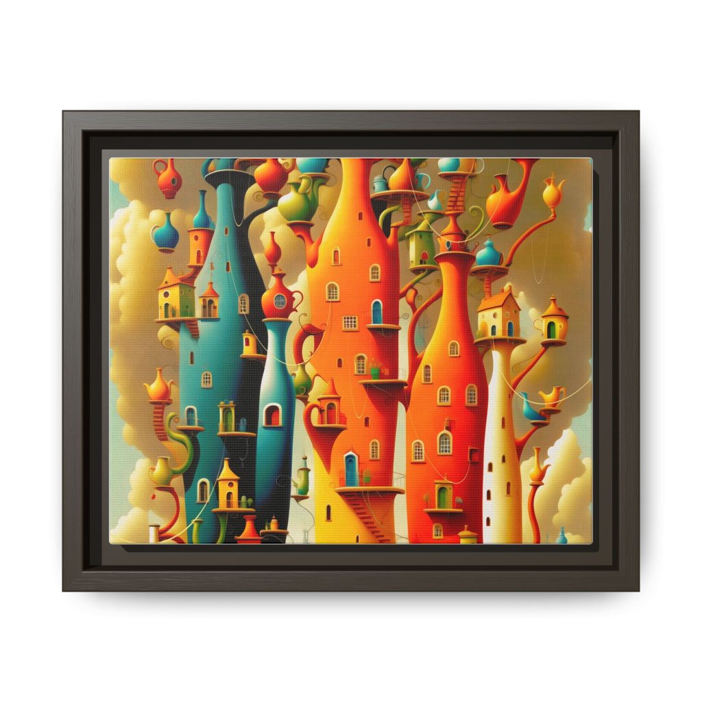 Connections – Matte Canvas Print (Framed)