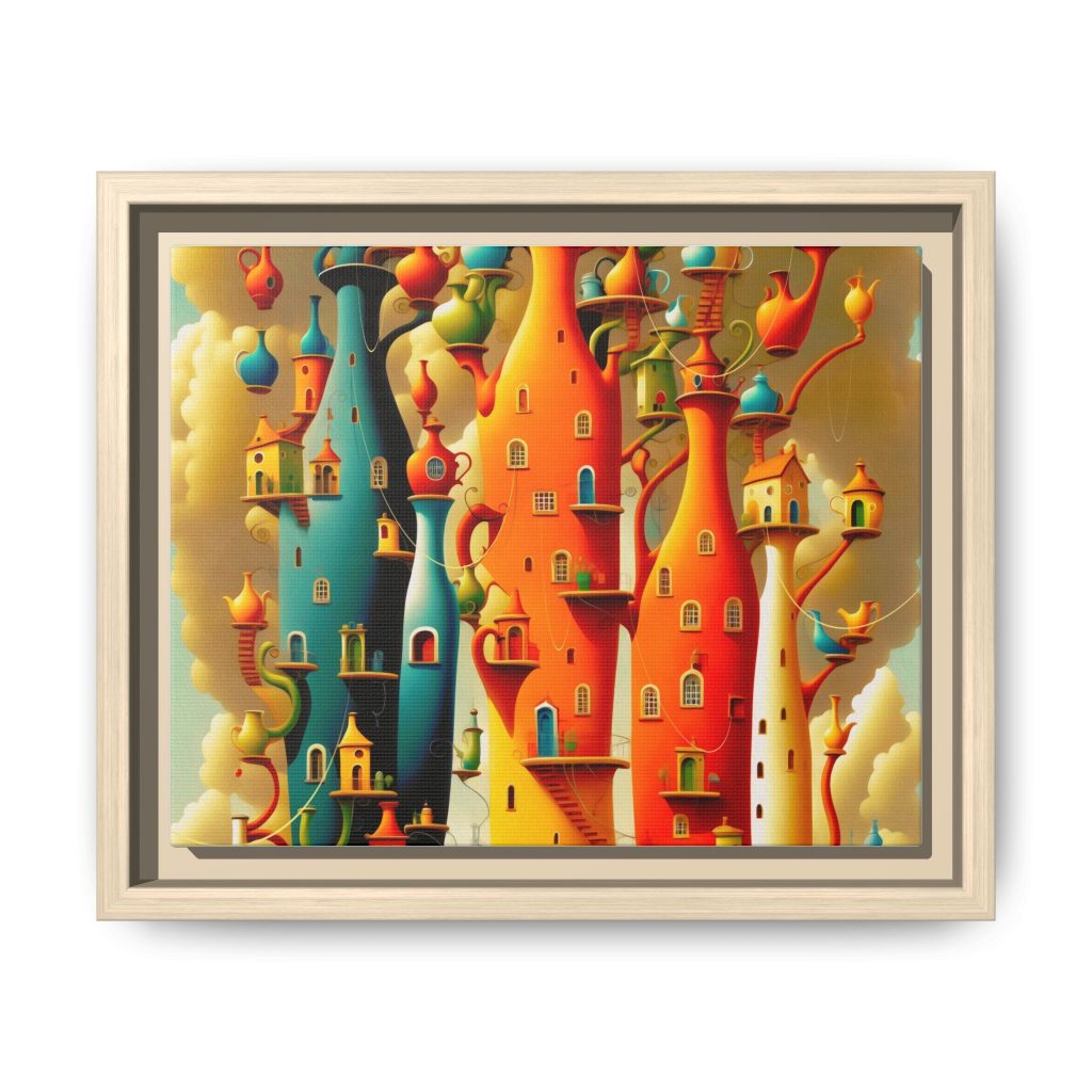 Connections – Matte Canvas Print (Framed)