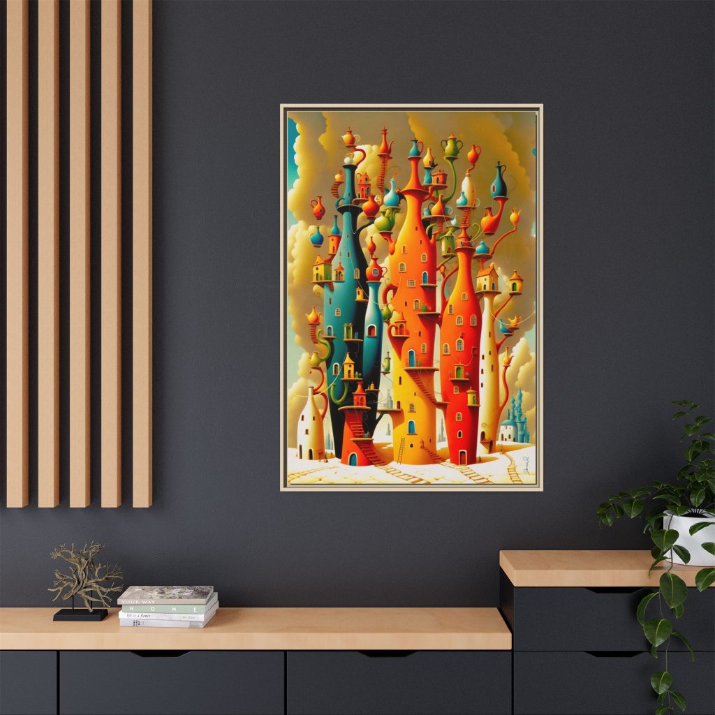 Connections – Matte Canvas Print (Framed)