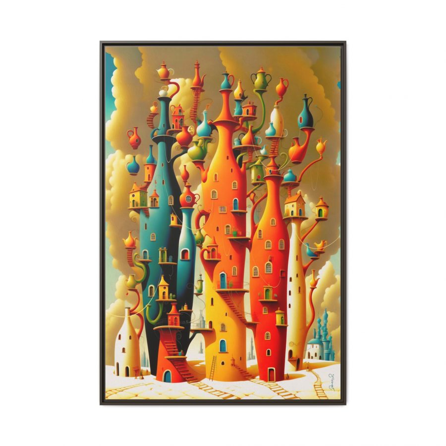 Connections - Matte Canvas Print (Framed)