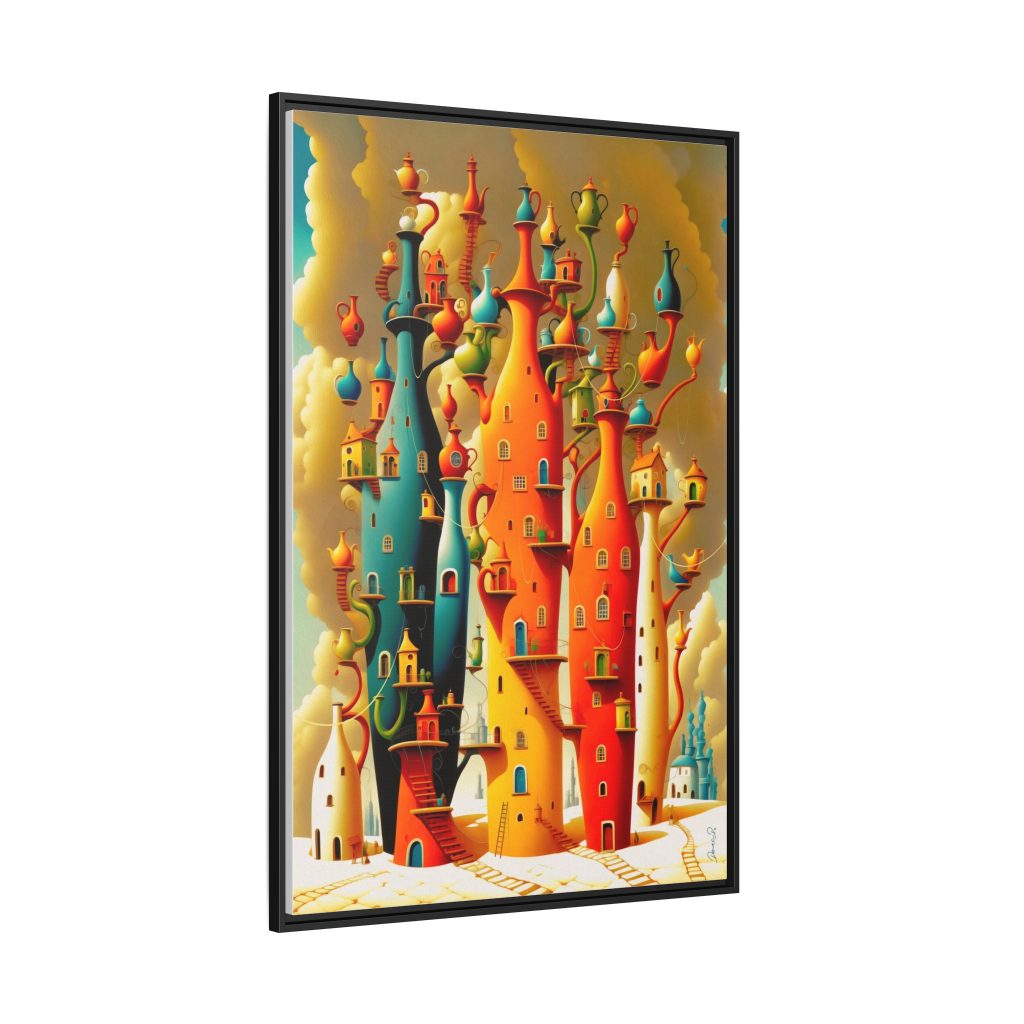 Connections – Matte Canvas Print (Framed)