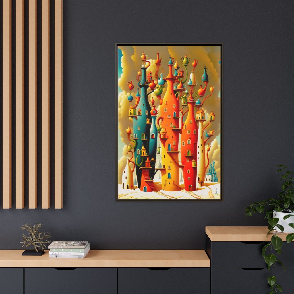Connections – Matte Canvas Print (Framed)