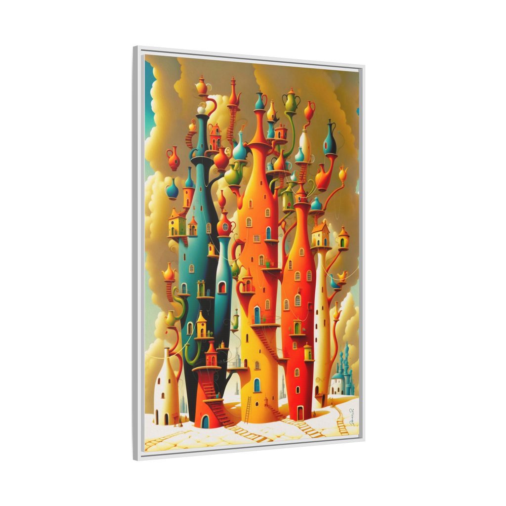 Connections – Matte Canvas Print (Framed)