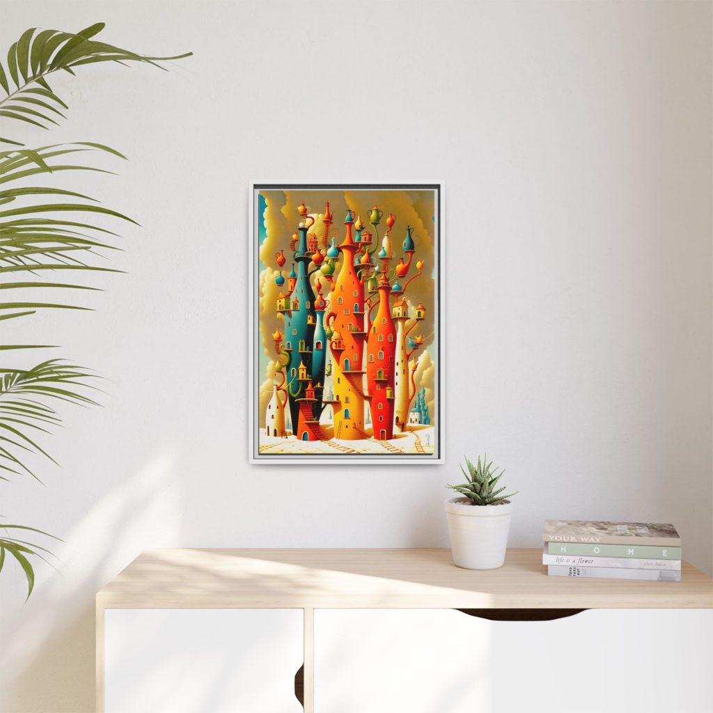 Connections – Matte Canvas Print (Framed)