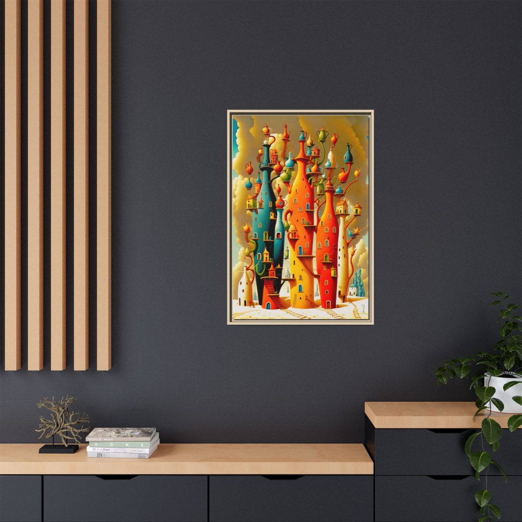 Connections – Matte Canvas Print (Framed)