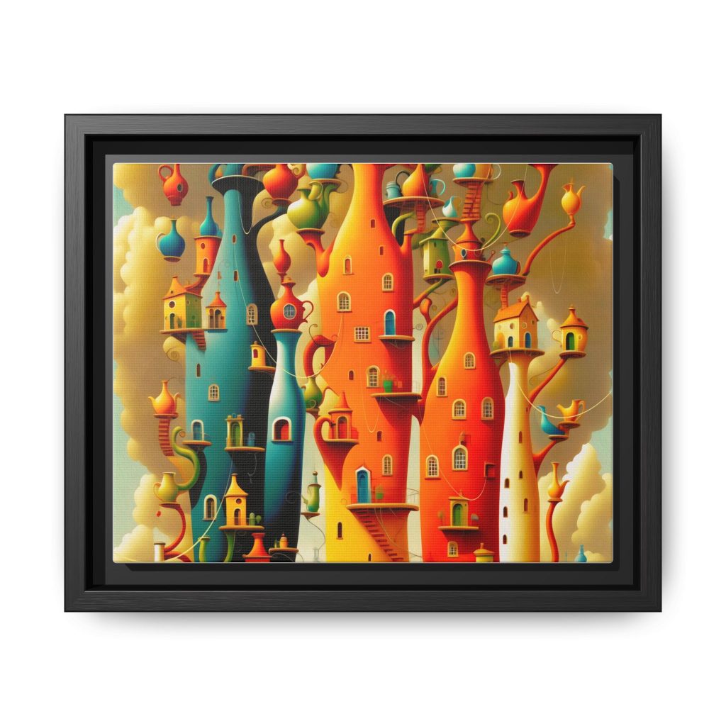 Connections – Matte Canvas Print (Framed)