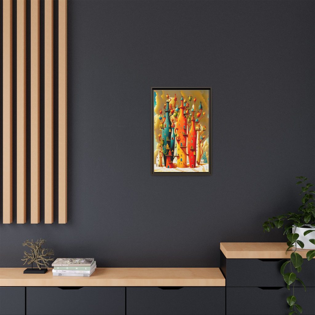 Connections – Matte Canvas Print (Framed)