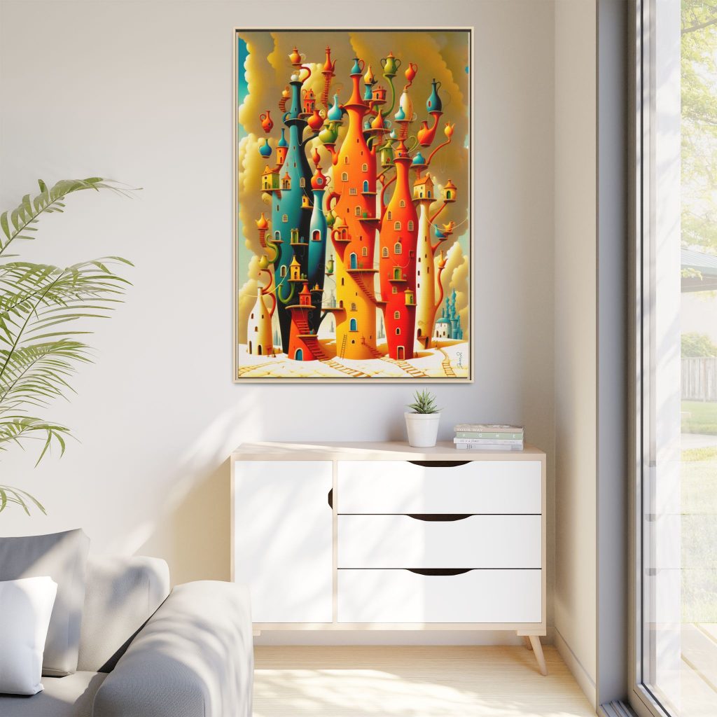 Connections – Matte Canvas Print (Framed)