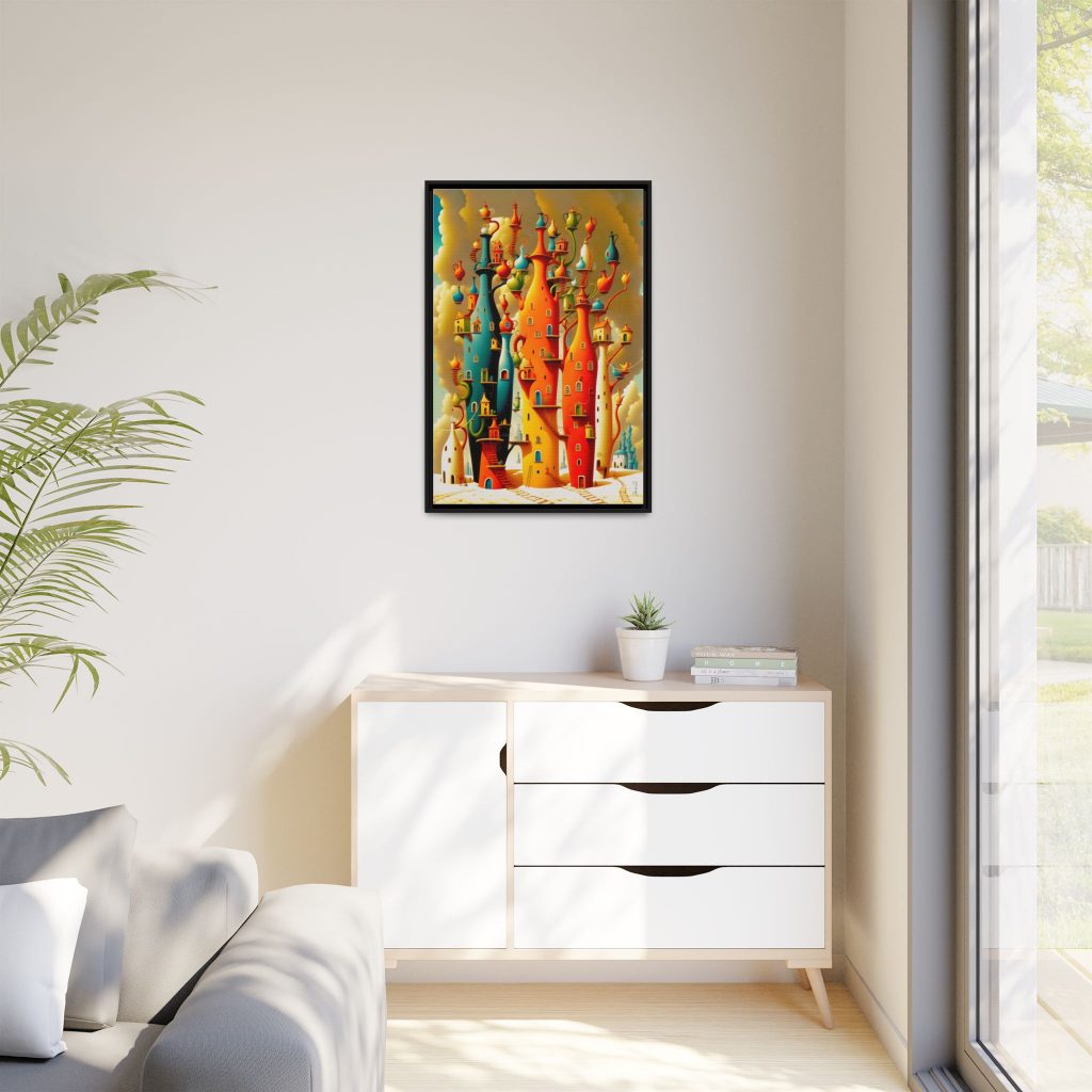 Connections – Matte Canvas Print (Framed)