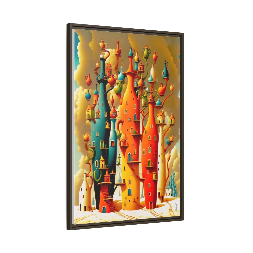 Connections – Matte Canvas Print (Framed)