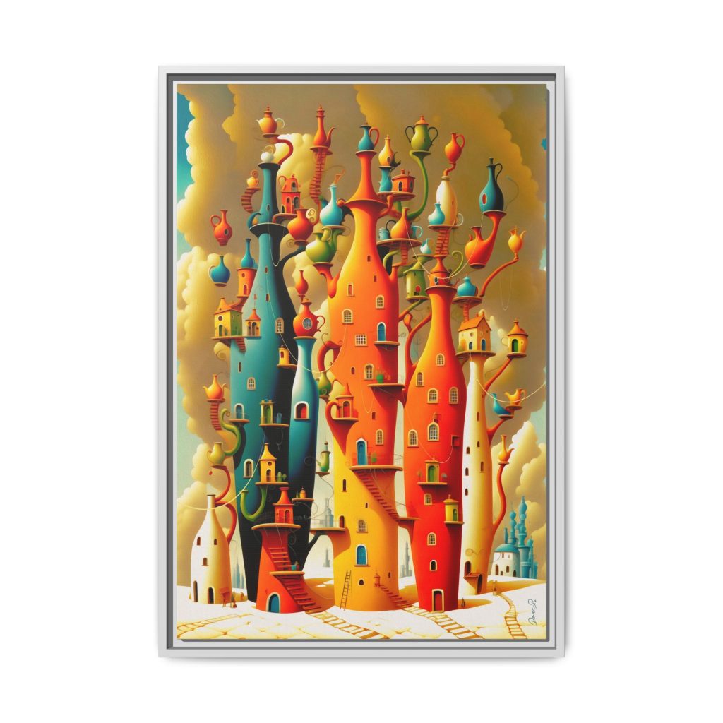 Connections – Matte Canvas Print (Framed)