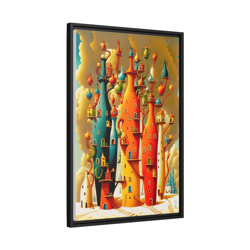 Connections – Matte Canvas Print (Framed)