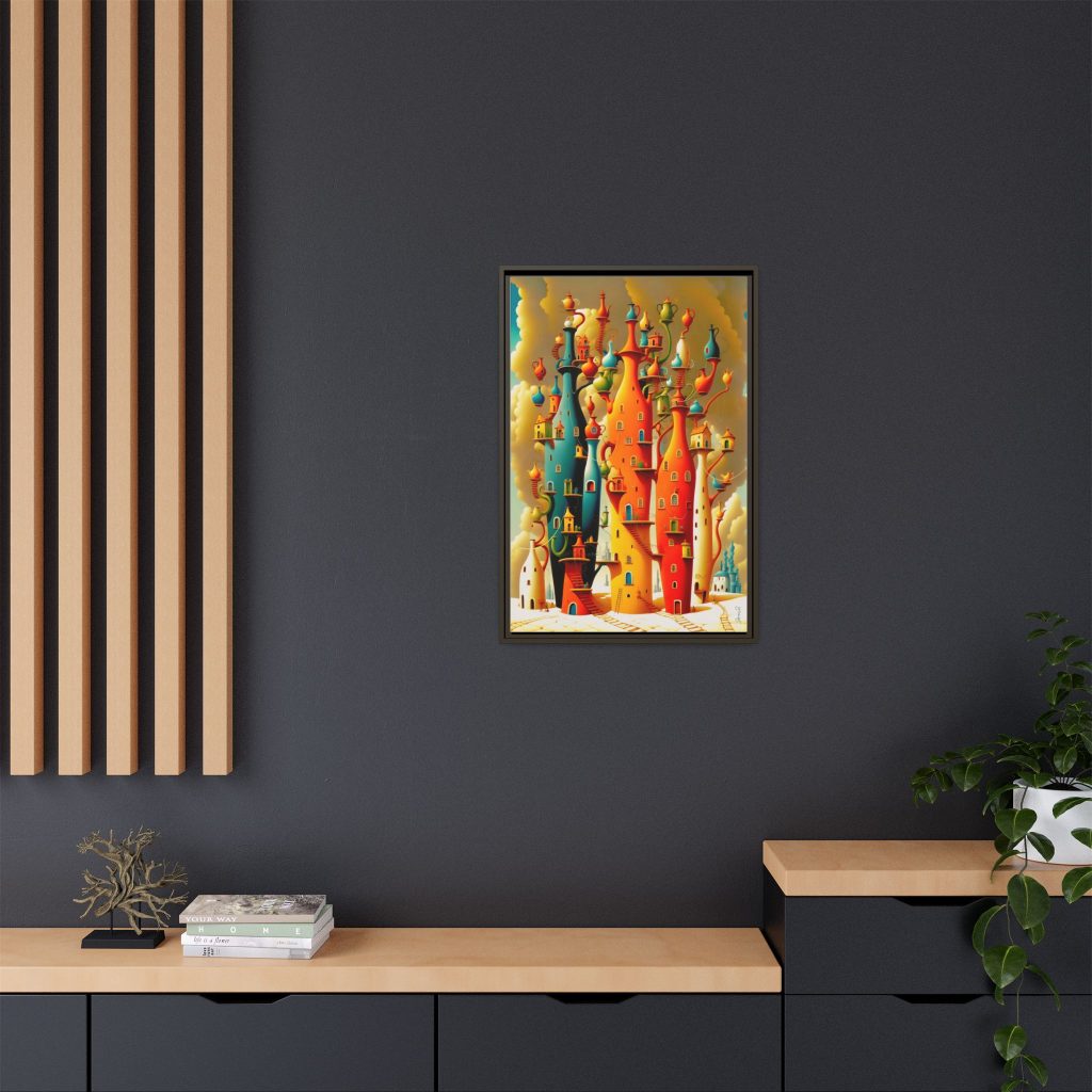 Connections – Matte Canvas Print (Framed)