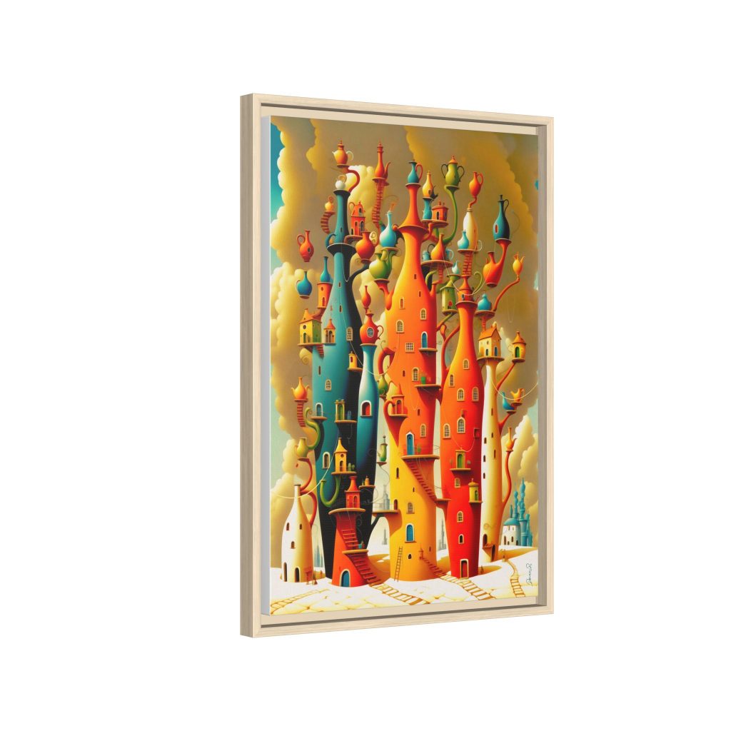 Connections – Matte Canvas Print (Framed)