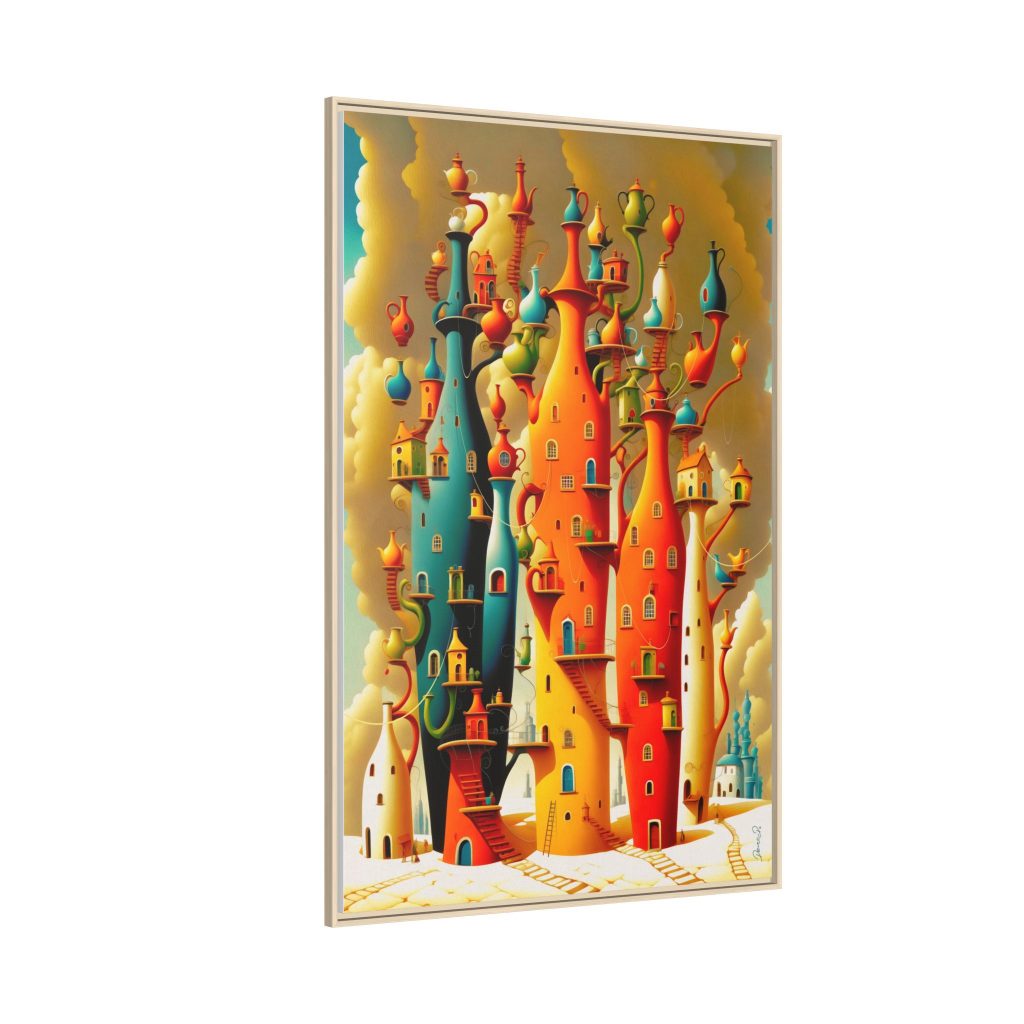Connections – Matte Canvas Print (Framed)
