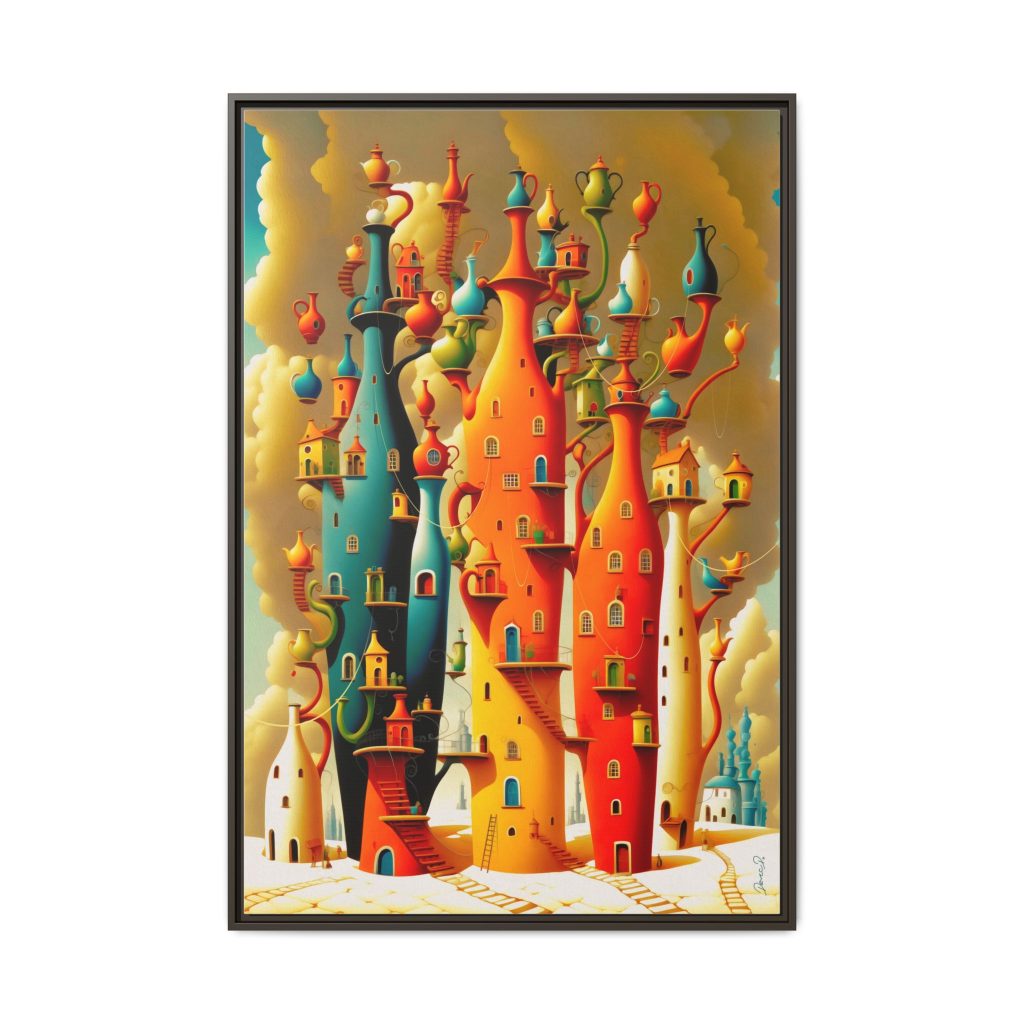 Connections – Matte Canvas Print (Framed)
