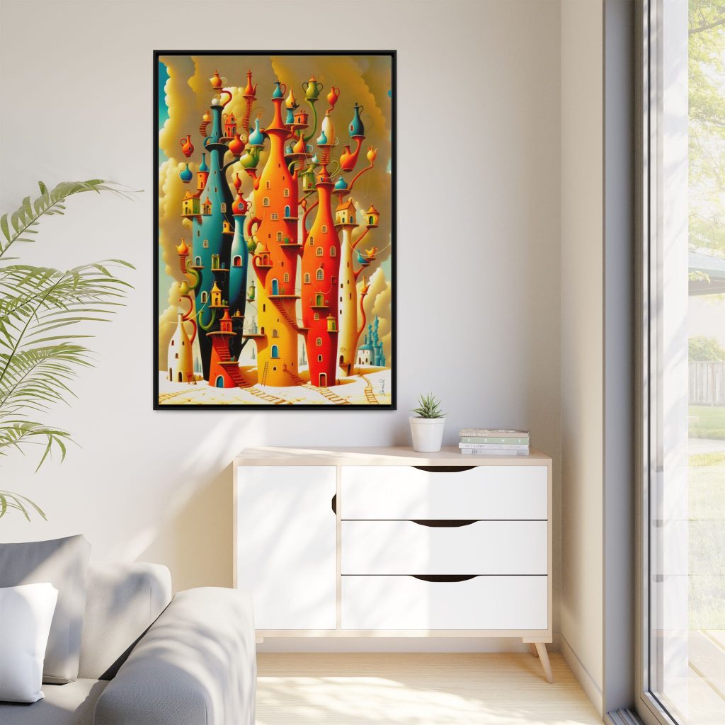 Connections – Matte Canvas Print (Framed)