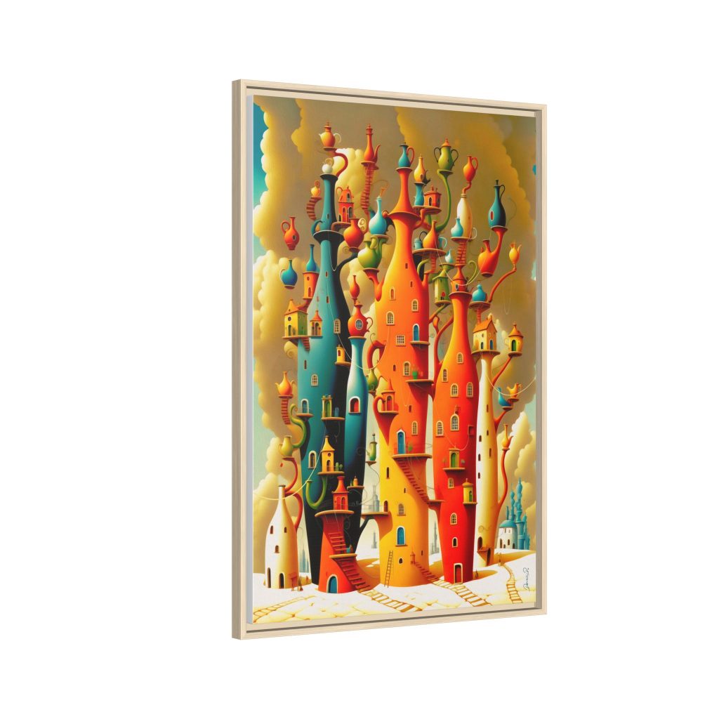 Connections – Matte Canvas Print (Framed)
