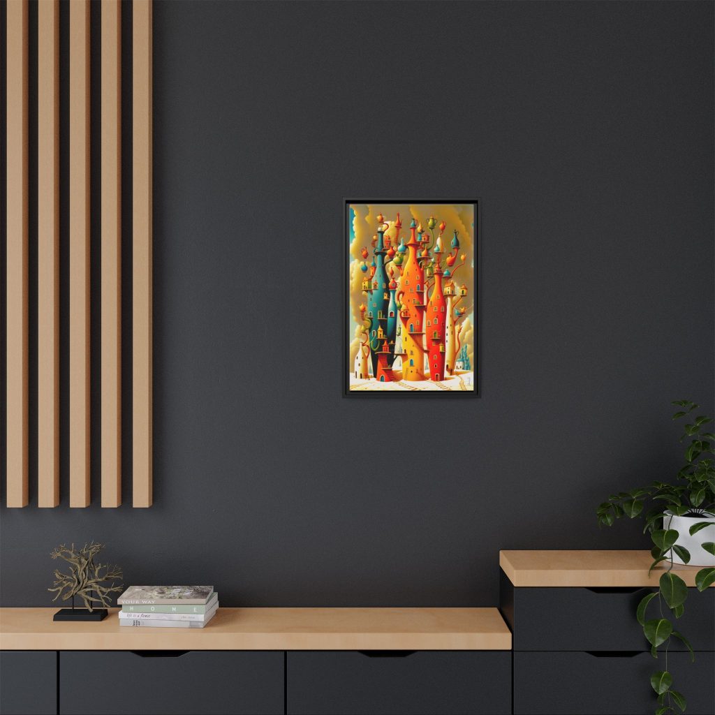 Connections – Matte Canvas Print (Framed)