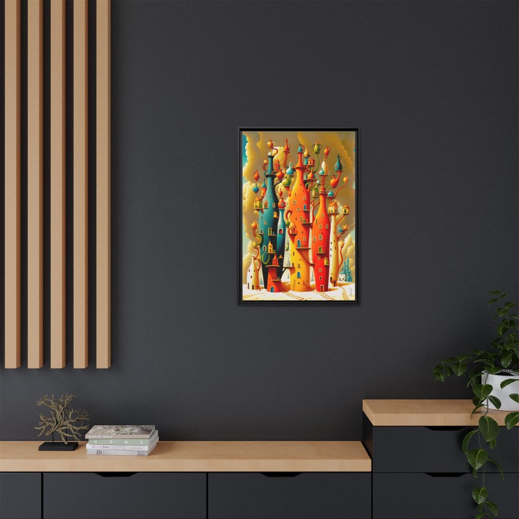 Connections – Matte Canvas Print (Framed)