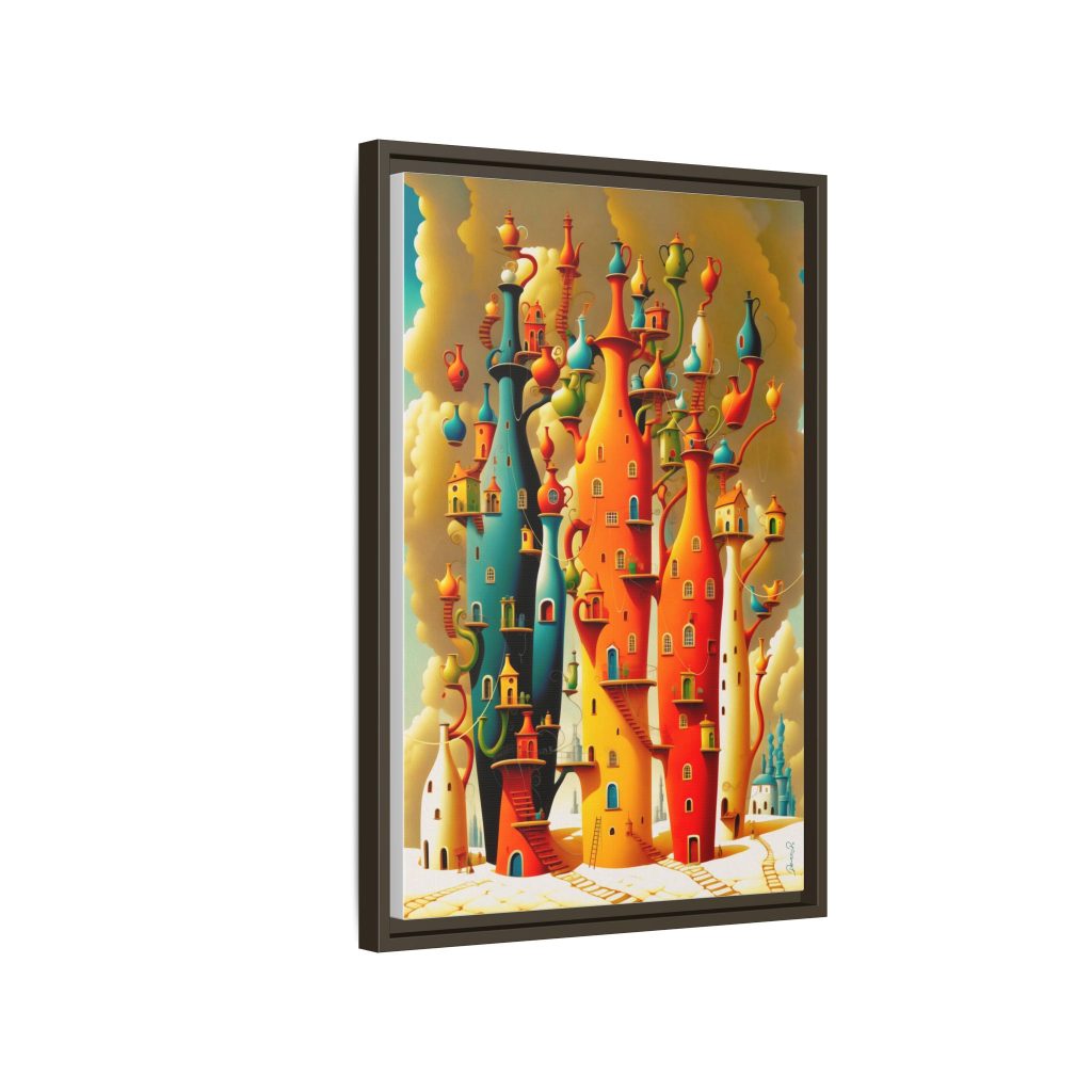 Connections – Matte Canvas Print (Framed)