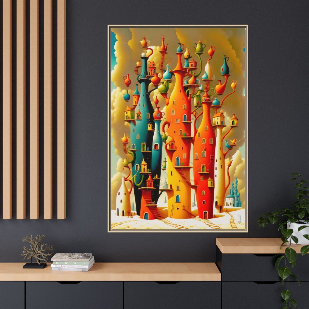 Connections – Matte Canvas Print (Framed)