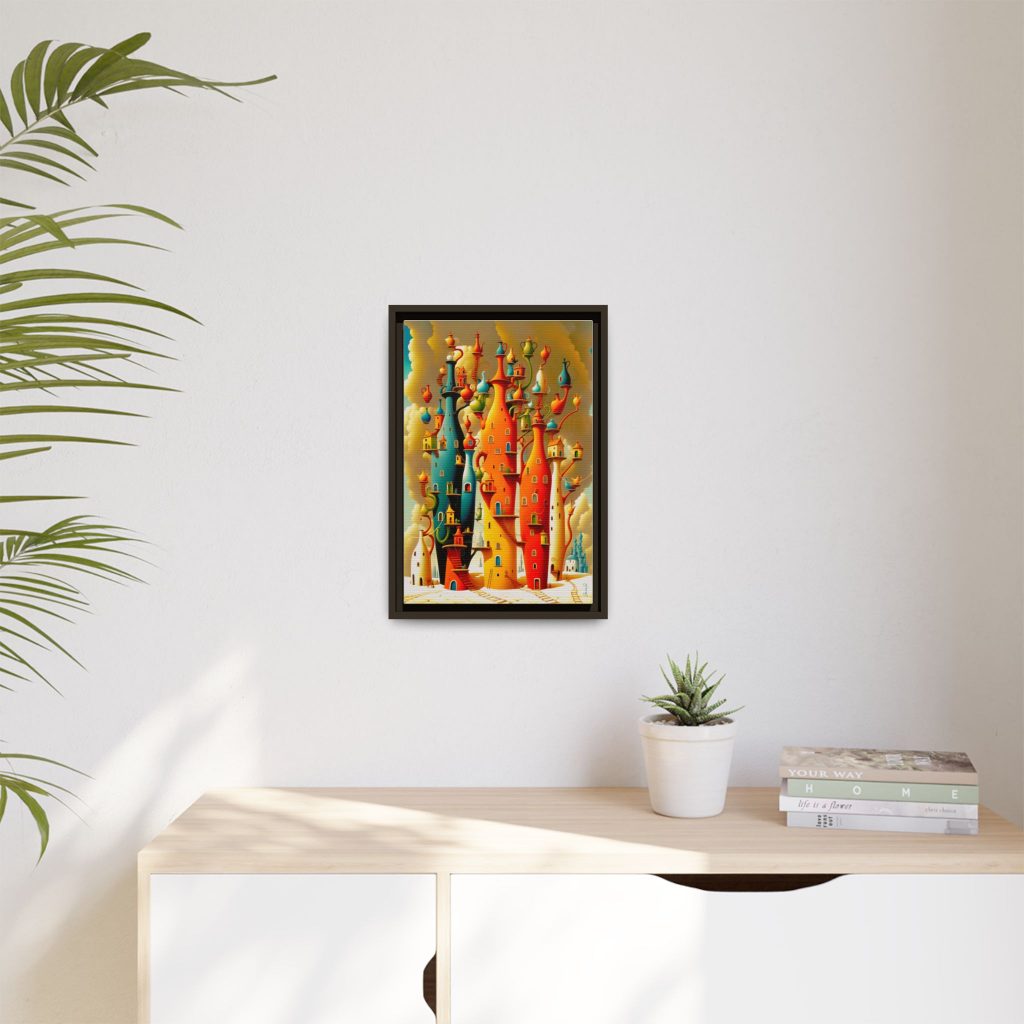 Connections – Matte Canvas Print (Framed)