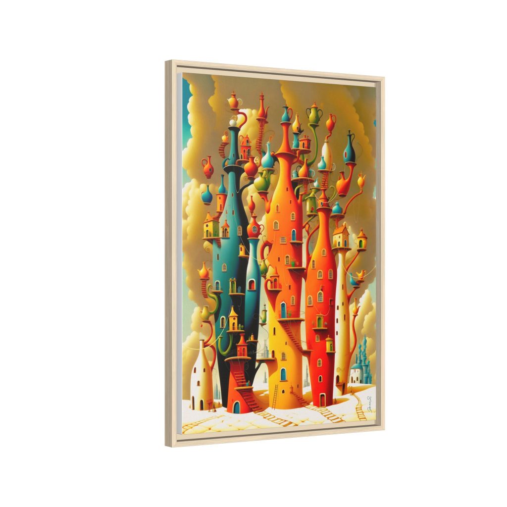 Connections – Matte Canvas Print (Framed)