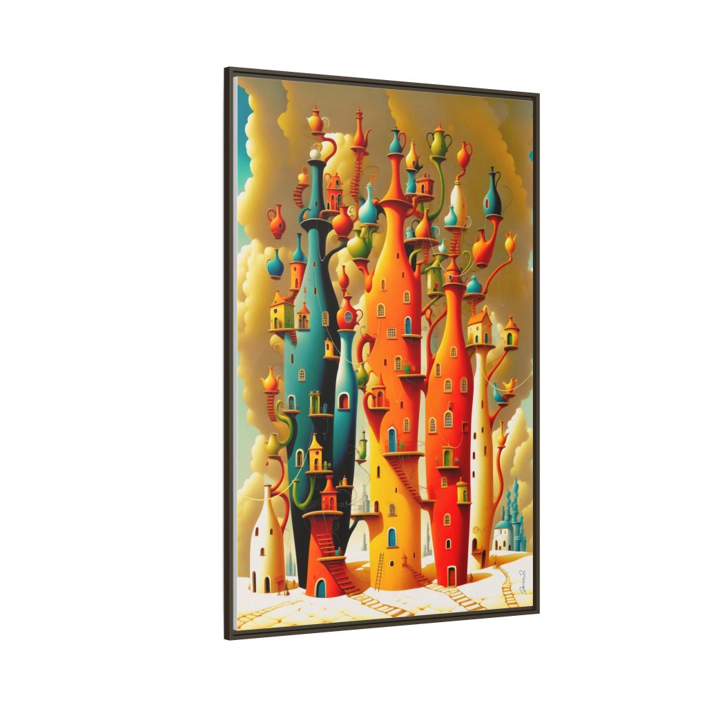 Connections – Matte Canvas Print (Framed)