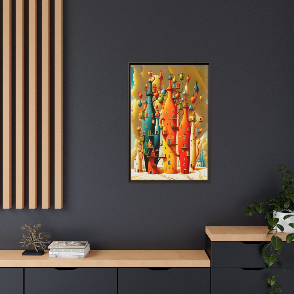 Connections – Matte Canvas Print (Framed)
