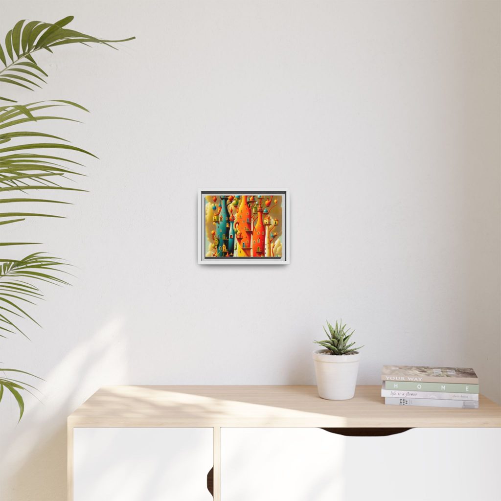 Connections – Matte Canvas Print (Framed)