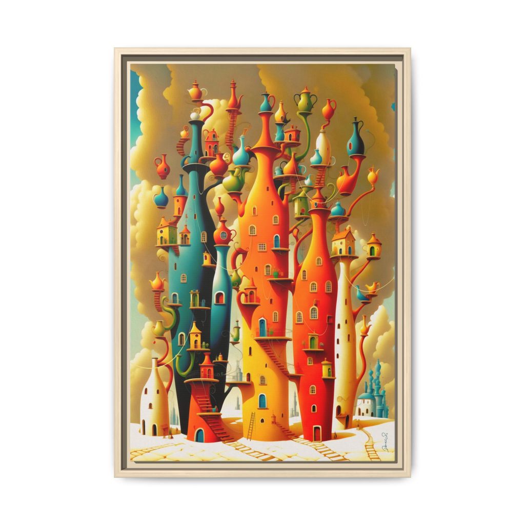 Connections – Matte Canvas Print (Framed)
