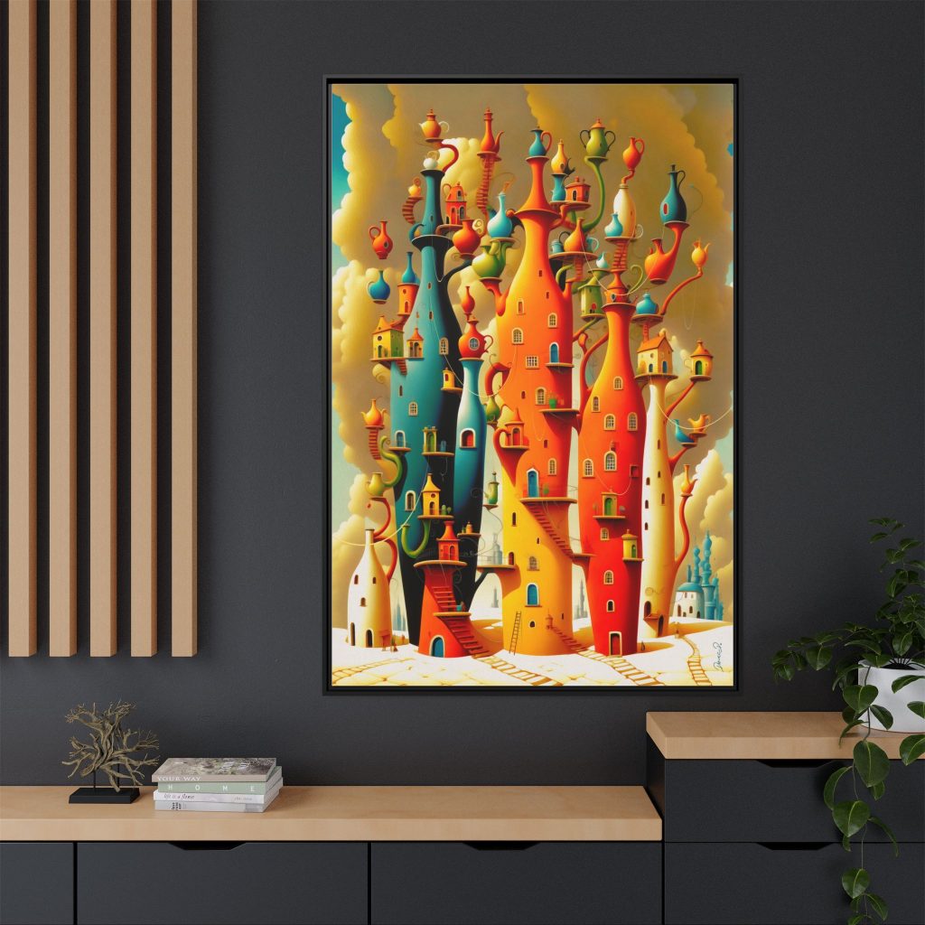 Connections – Matte Canvas Print (Framed)