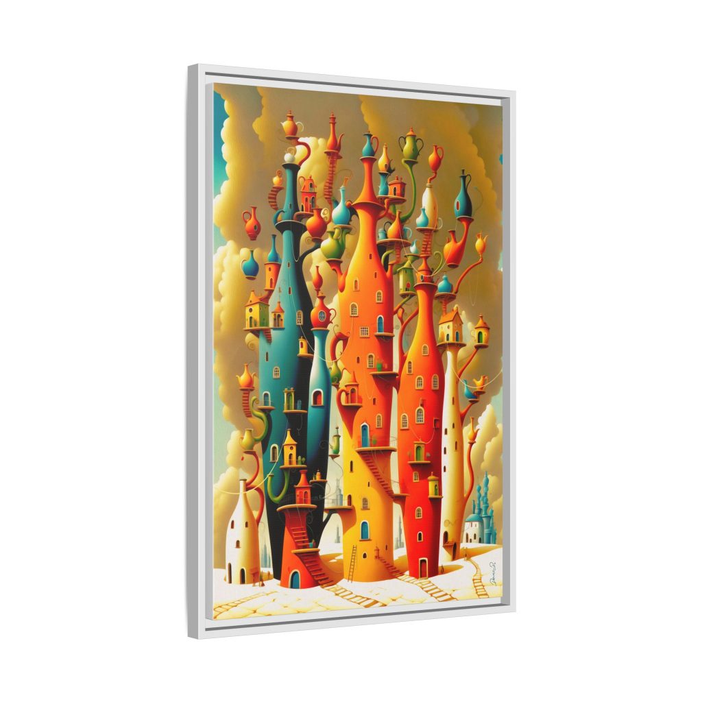 Connections – Matte Canvas Print (Framed)
