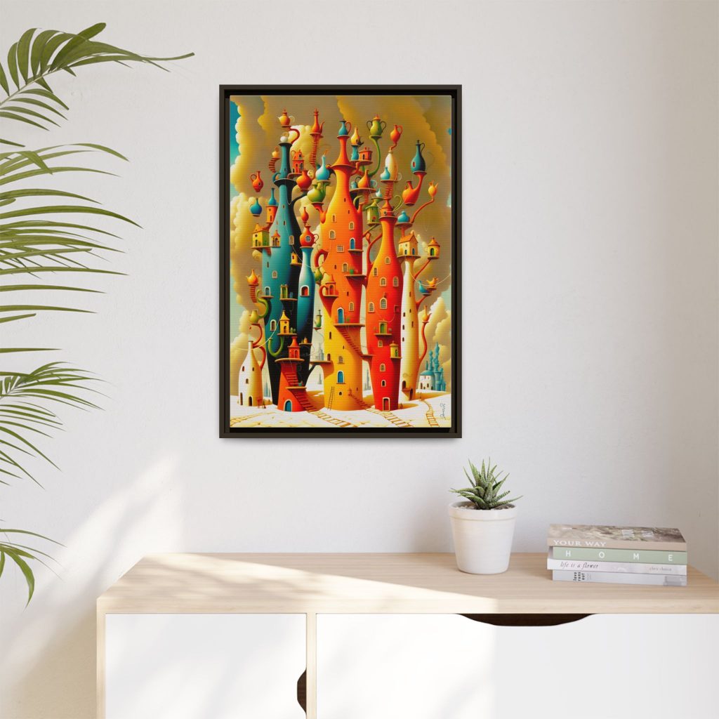 Connections – Matte Canvas Print (Framed)