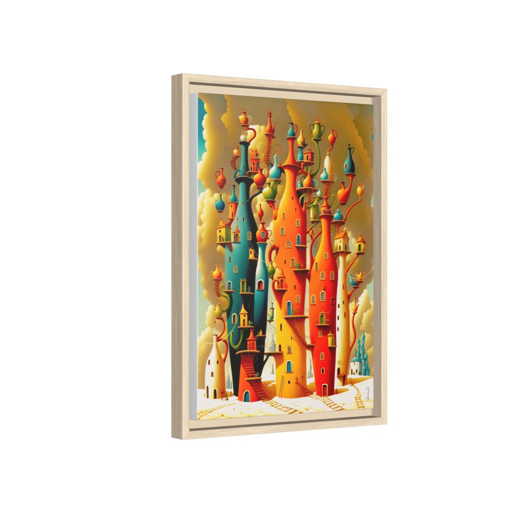 Connections – Matte Canvas Print (Framed)